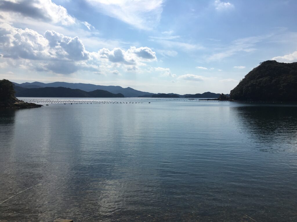 平戸湾真珠養殖場